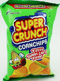 Super Crunch Corn Chips Sweet Corn Flavor 120g